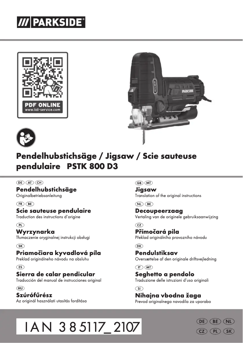 Page n°1 - Manuel utilisateur Parkside PPHSS 730 SE
