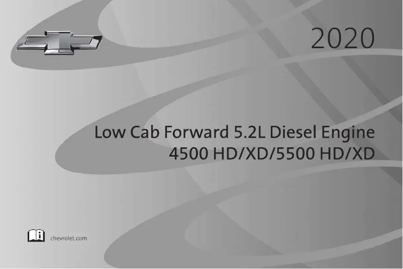 Page n°1 - Manuel utilisateur Chevrolet Low Cab Forward (2020)