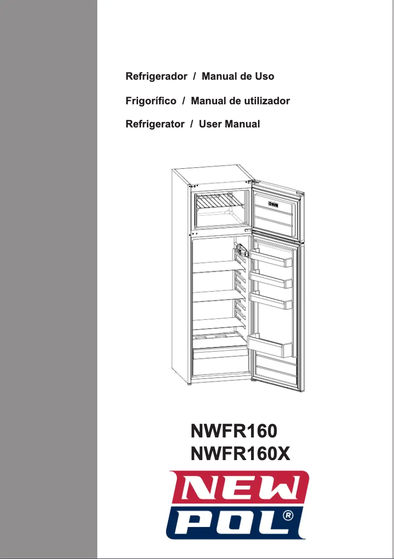 Page n°1 - Manuel utilisateur New Pol NWFR160X