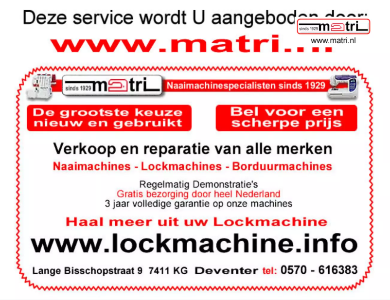 Page n°1 - Manuel utilisateur Vendomatic 7747