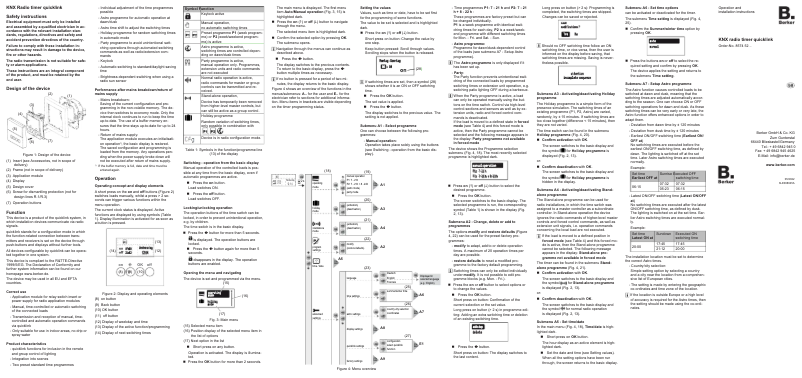 Page n°1 - Manuel utilisateur Hager 85745288