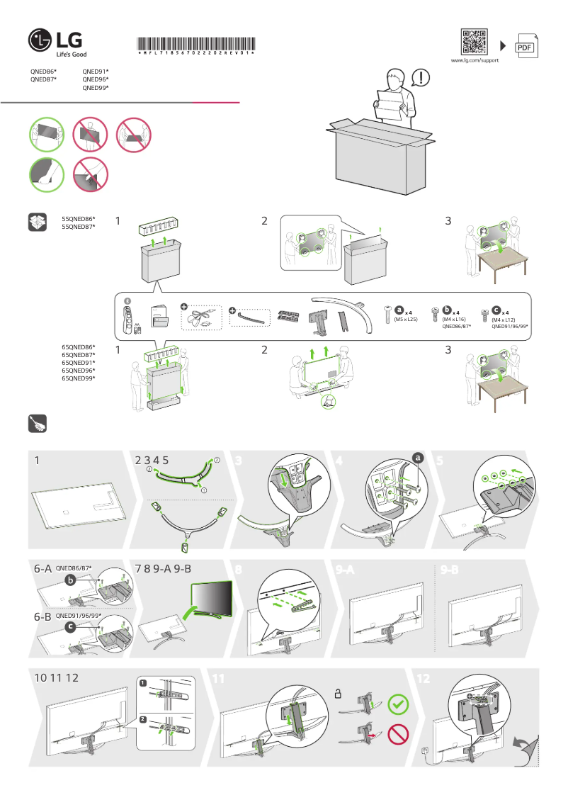 Página 1 del manual Manual de usuario LG 65QNED966QA