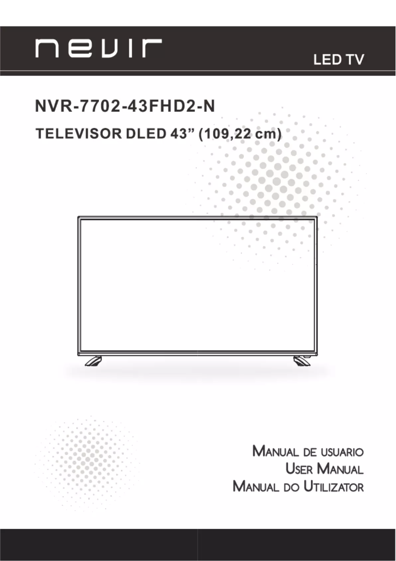 Page 1 de la notice Manuel utilisateur Nevir NVR-7702-43FHD2-N