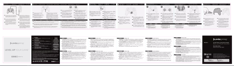 Page 1 de la notice Manuel utilisateur PDP Faceoff Deluxe+