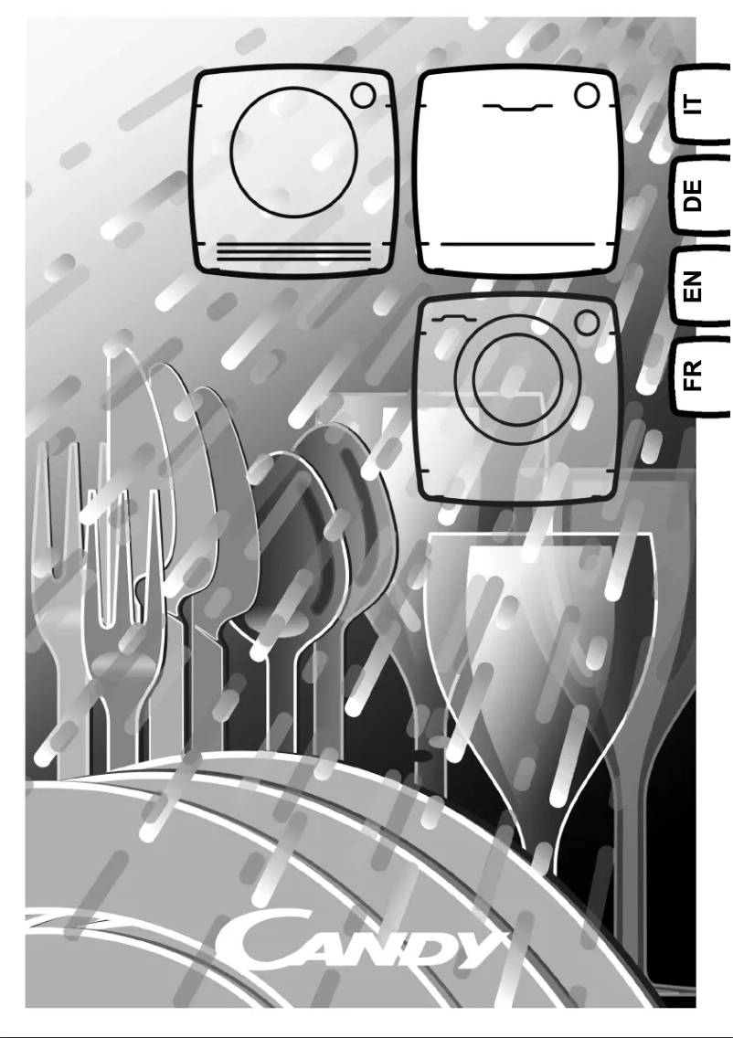 Page n°1 - Manuel utilisateur Candy CDIN 1L380PB