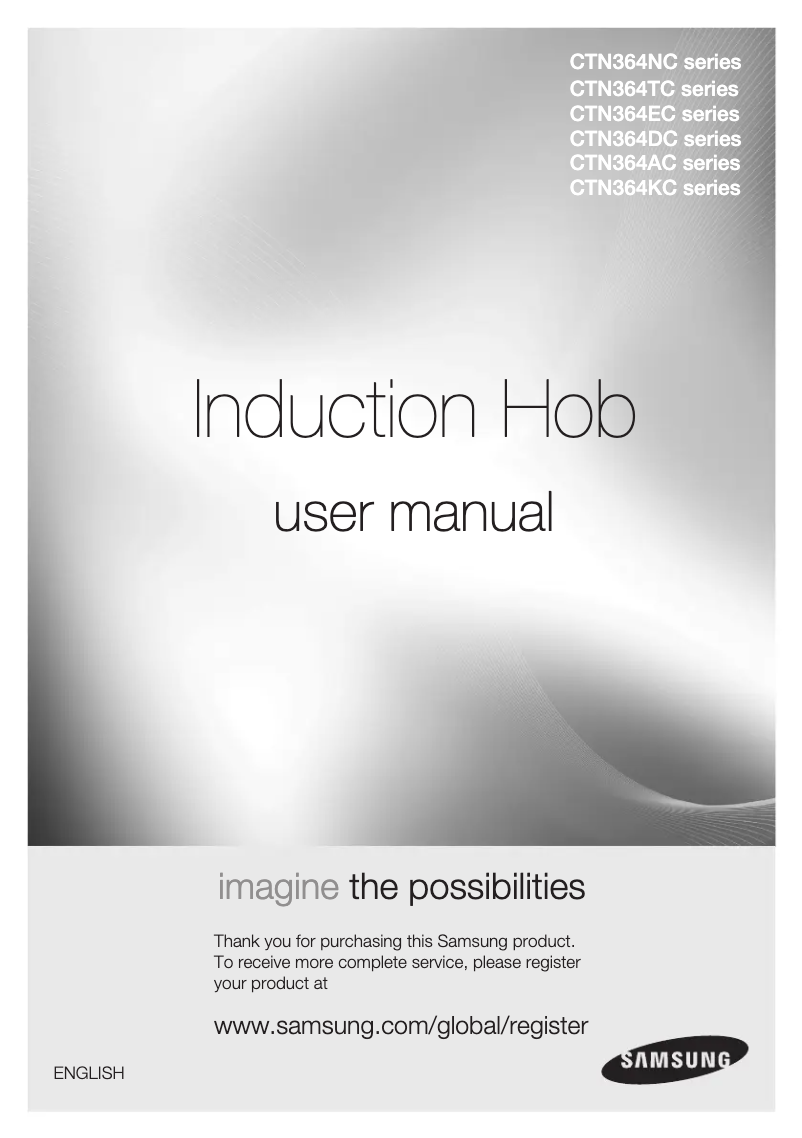 Image de la première page du manuel de l'appareil CTN364NC01