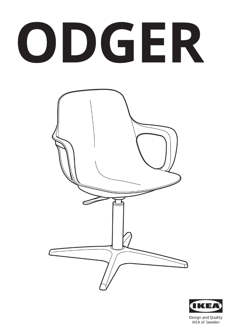 Page 1 de la notice Manuel utilisateur Ikea ODGER 703.952.63