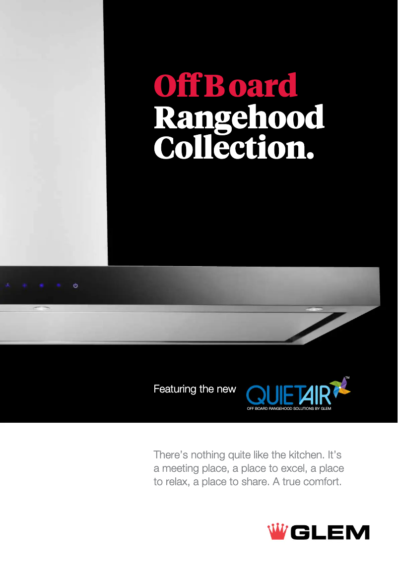 Image de la première page du manuel de l'appareil Quiet Air GQA85UC