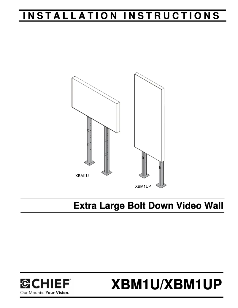 Image de la première page du manuel de l'appareil XBM1UP