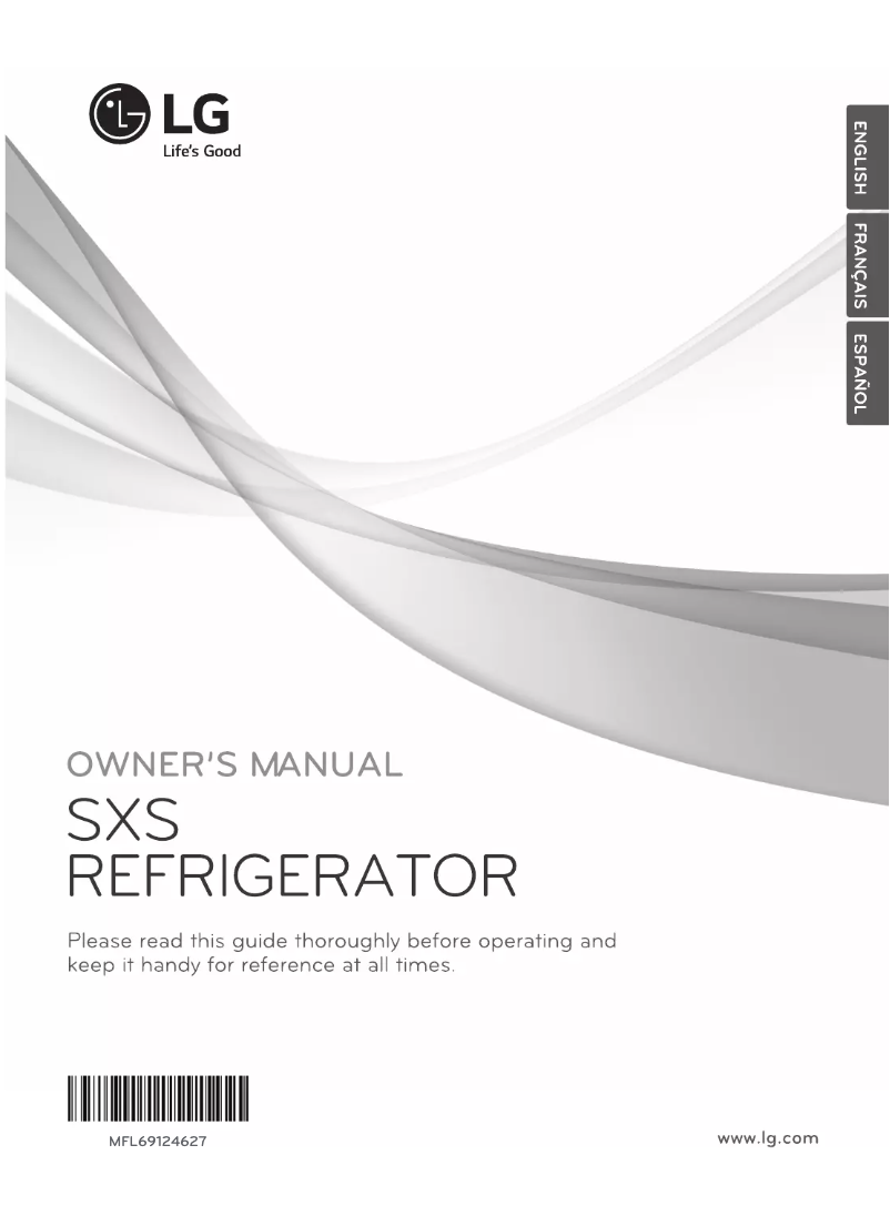 Page 1 de la notice Manuel utilisateur LG GS65SDP2