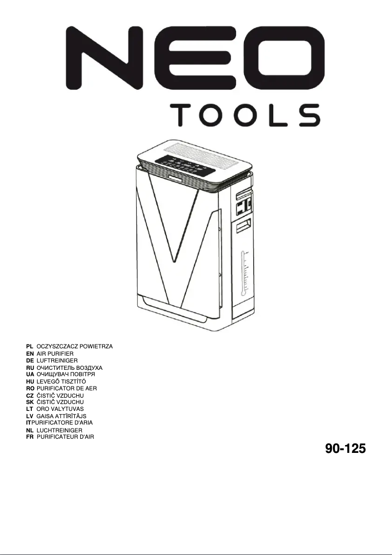 Página 1 del manual Manual de usuario NEO tools 90-125
