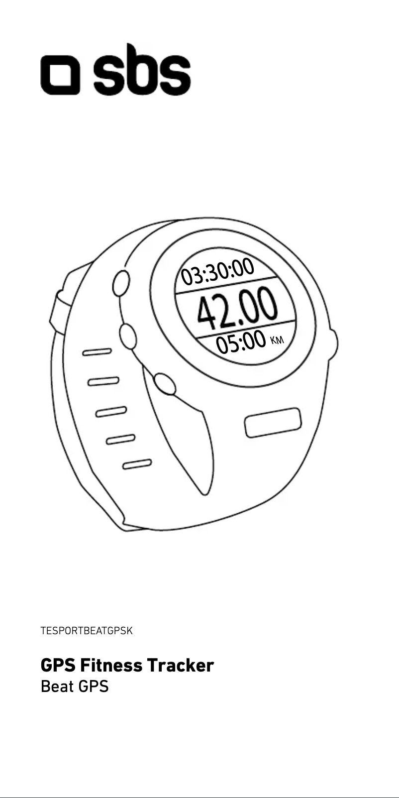 Page 1 de la notice Manuel utilisateur SBS Beat GPS