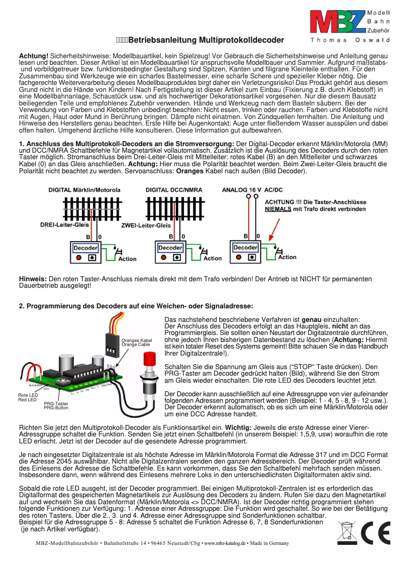 Image de la première page du manuel de l'appareil 73003