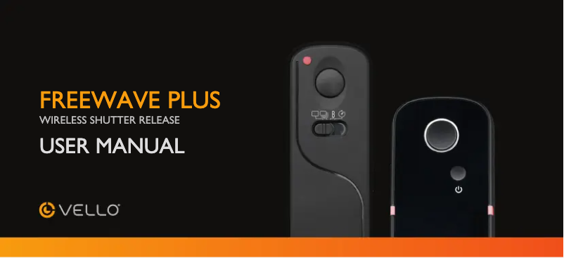 Page 1 de la notice Manuel utilisateur Vello FWP-P