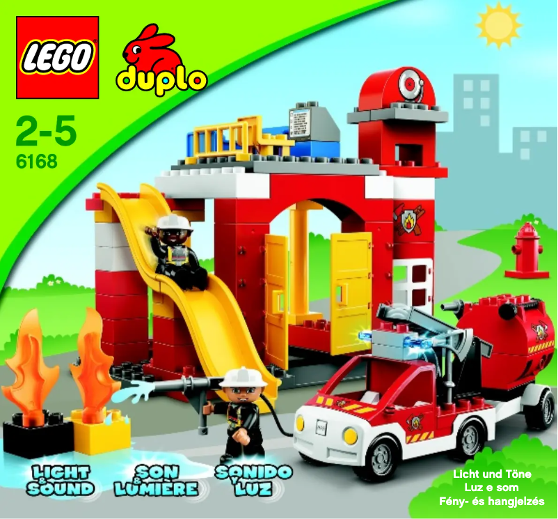 Page n°1 - Manuel utilisateur Lego Duplo 6168