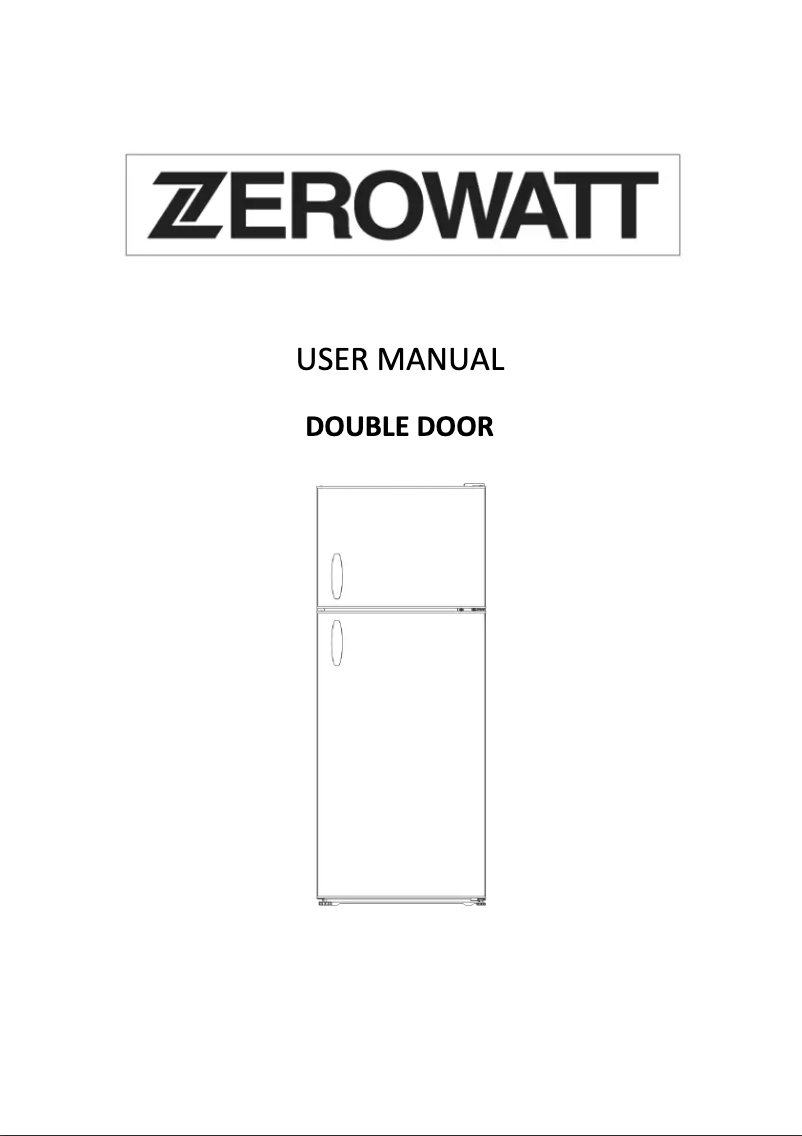 Page n°1 - Manuel utilisateur Zerowatt ZMDDS 5142S
