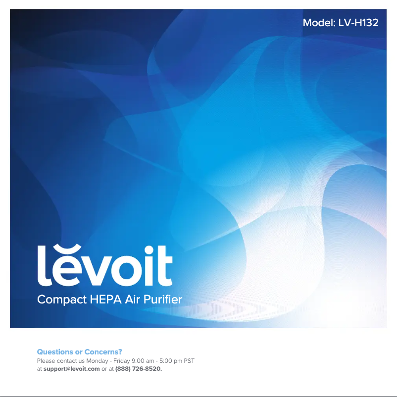 Page n°1 - Manuel utilisateur Levoit LV-H132