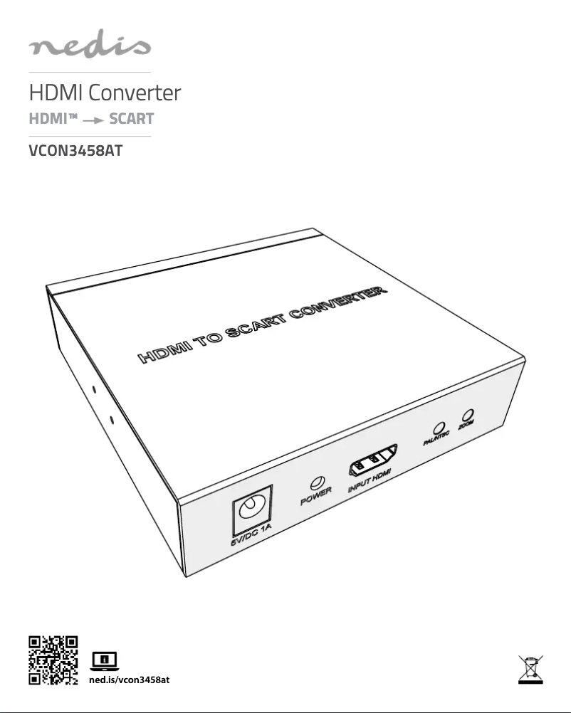 Image de la première page du manuel de l'appareil VCON3458AT