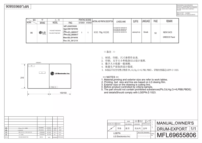 Image de la première page du manuel de l'appareil F4J6VN0W