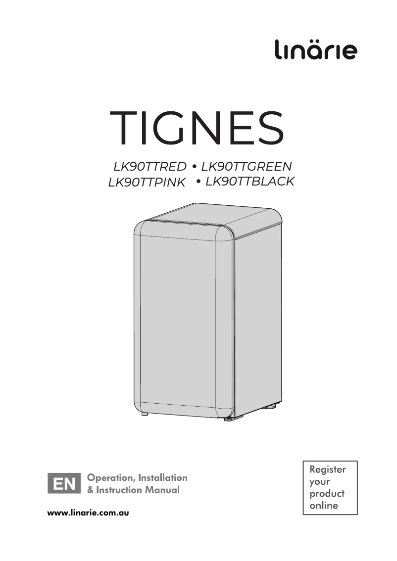 Page n°1 - Manuel utilisateur Linarie Tignes LK90TT