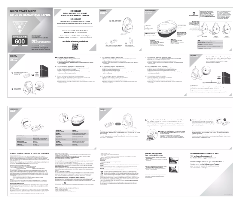 Image de la première page du manuel de l'appareil Stealth 600 Gen 2