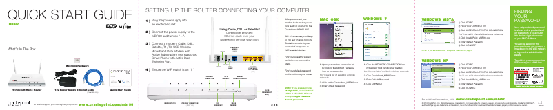 Image de la première page du manuel de l'appareil MBR900