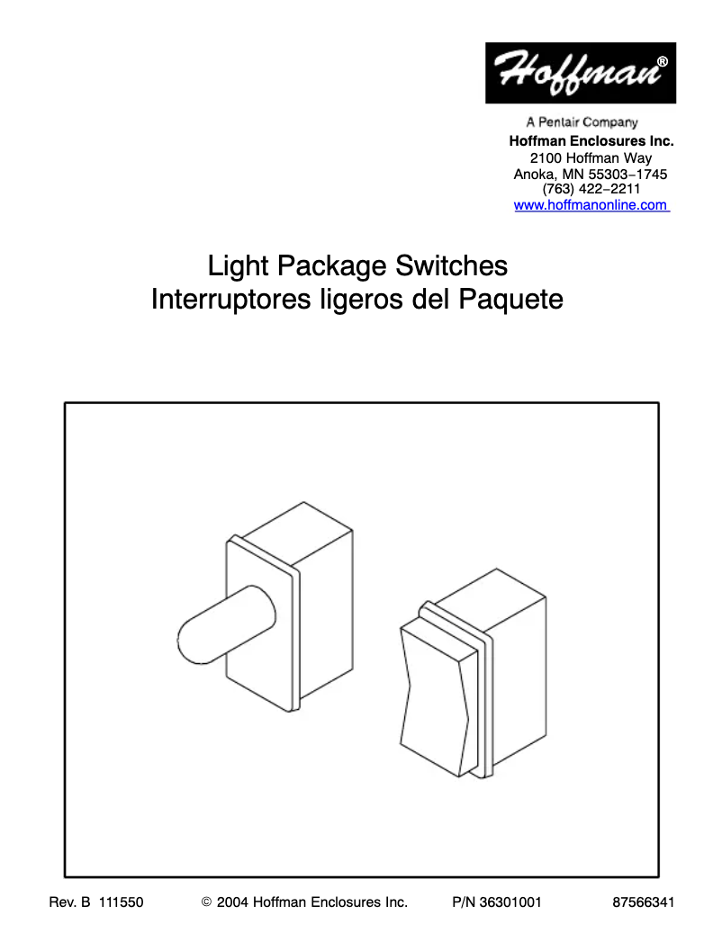 Page 1 de la notice Manuel utilisateur Hoffman ALFSWD