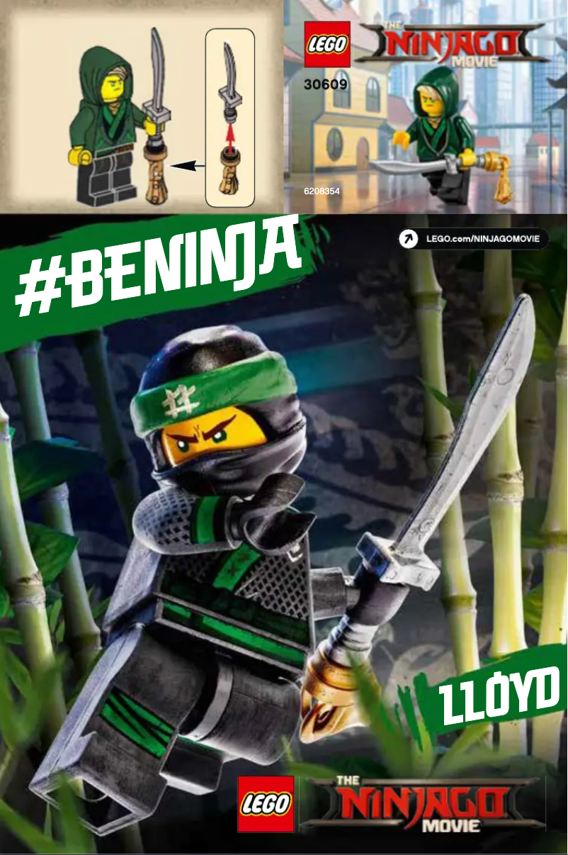 Image de la première page du manuel de l'appareil The Ninjago Movie 30609