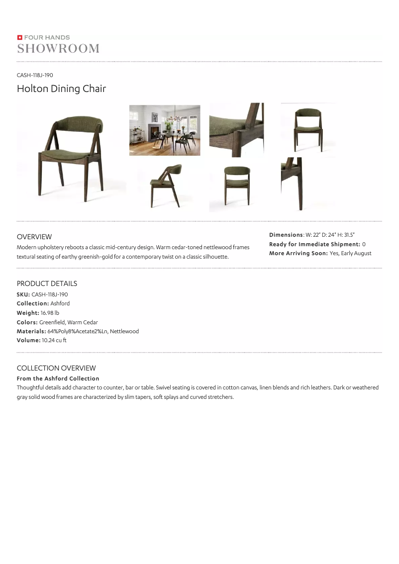 Page 1 of the manual User Manual Four Hands CASH-118J-190