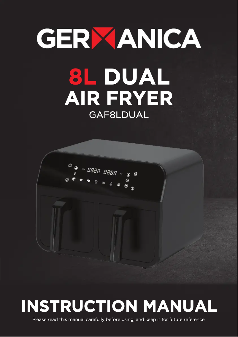 Page 1 de la notice Manuel utilisateur Germanica GAF8LDUAL