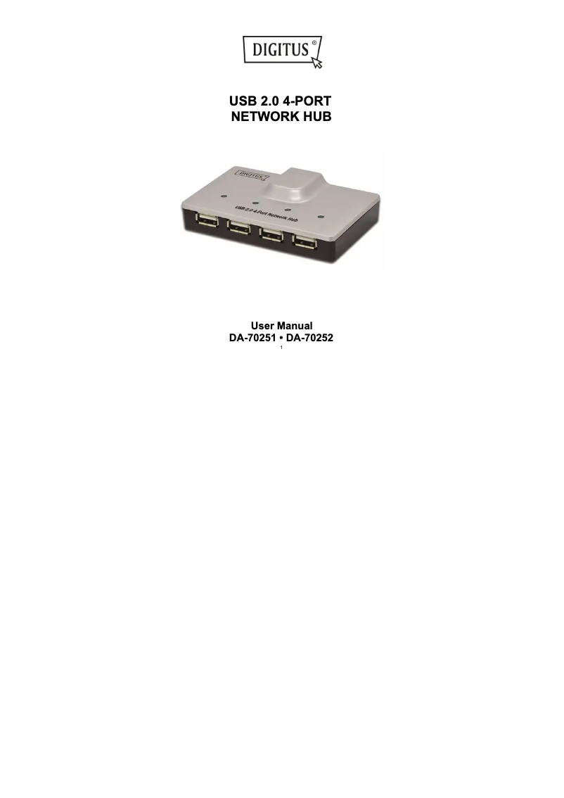 Image de la première page du manuel de l'appareil DA-70251