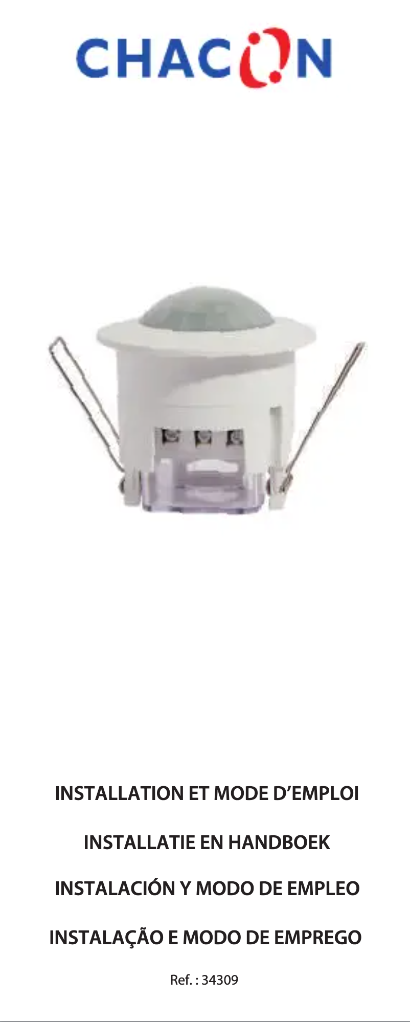 Image de la première page du manuel de l'appareil 34309