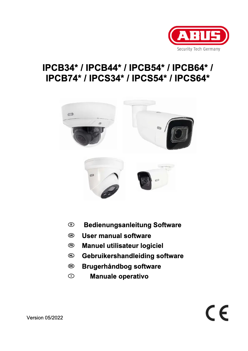 Página 1 del manual Manual de usuario Abus IPCB74521