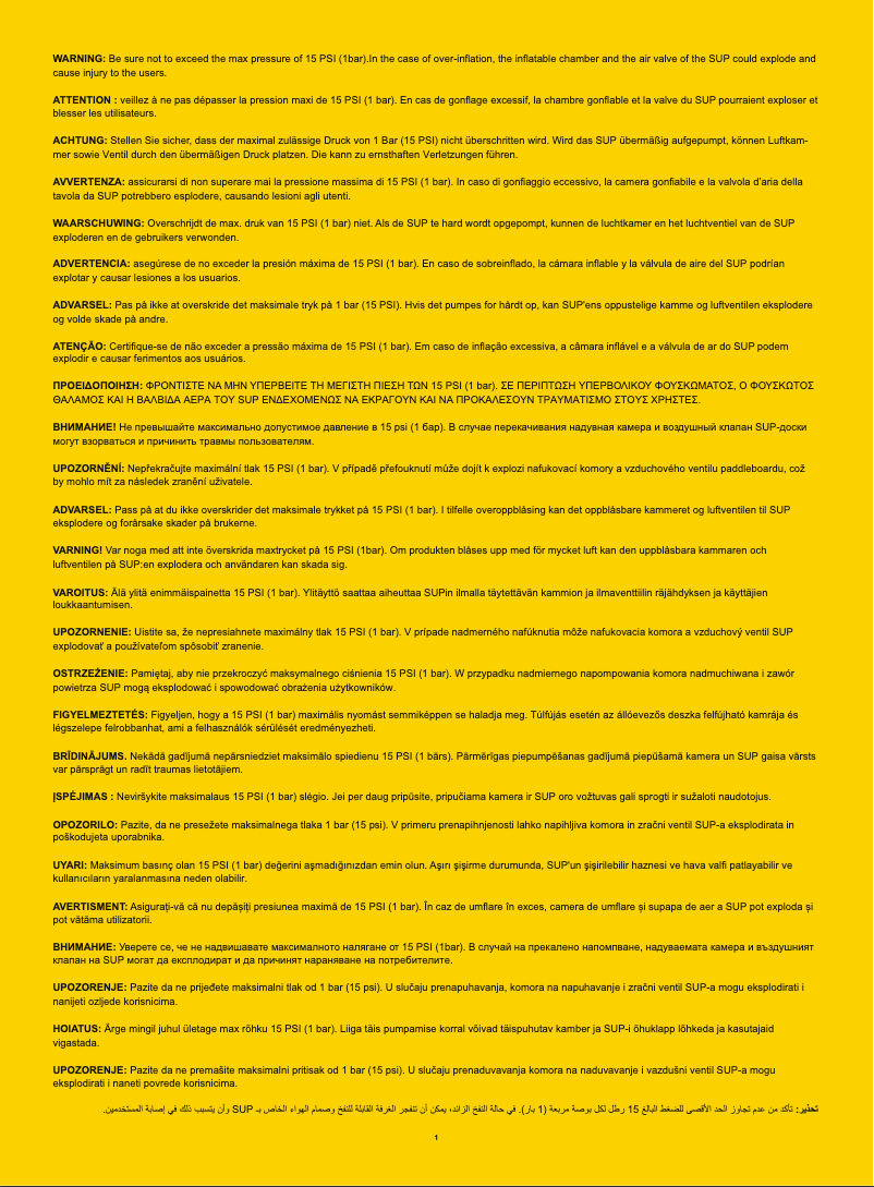 Page n°1 - Manuel utilisateur Bestway Hydro-Force 65310