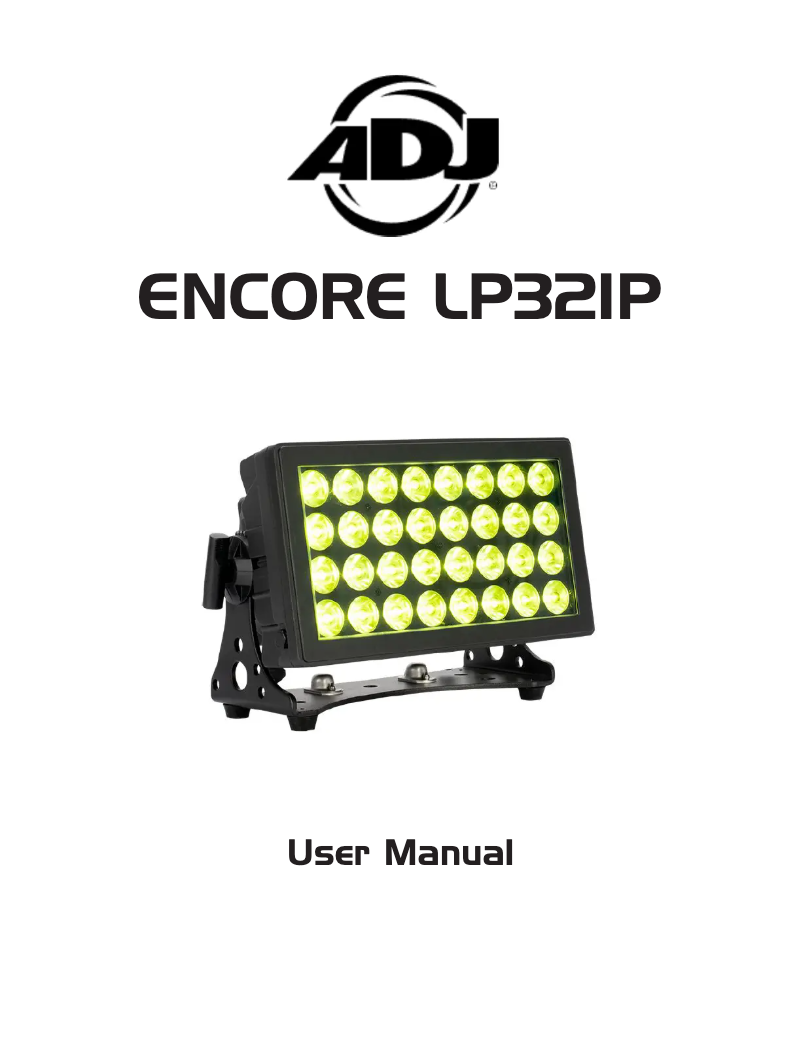 Image de la première page du manuel de l'appareil Encore LP32IP