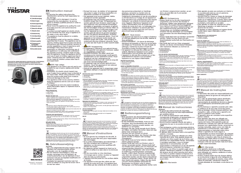 Page 1 de la notice Manuel utilisateur TriStar IV-2620