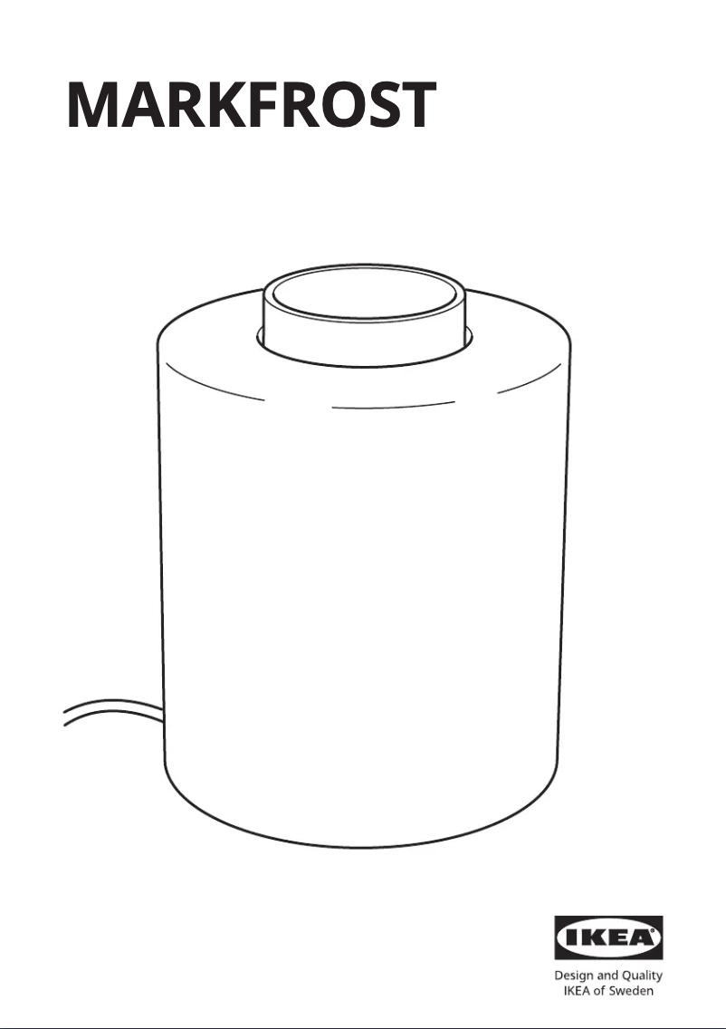 Image de la première page du manuel de l'appareil MARKFROST 504.626.73