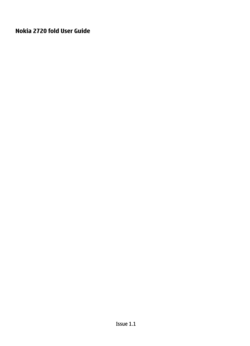 Image de la première page du manuel de l'appareil 2720 Fold