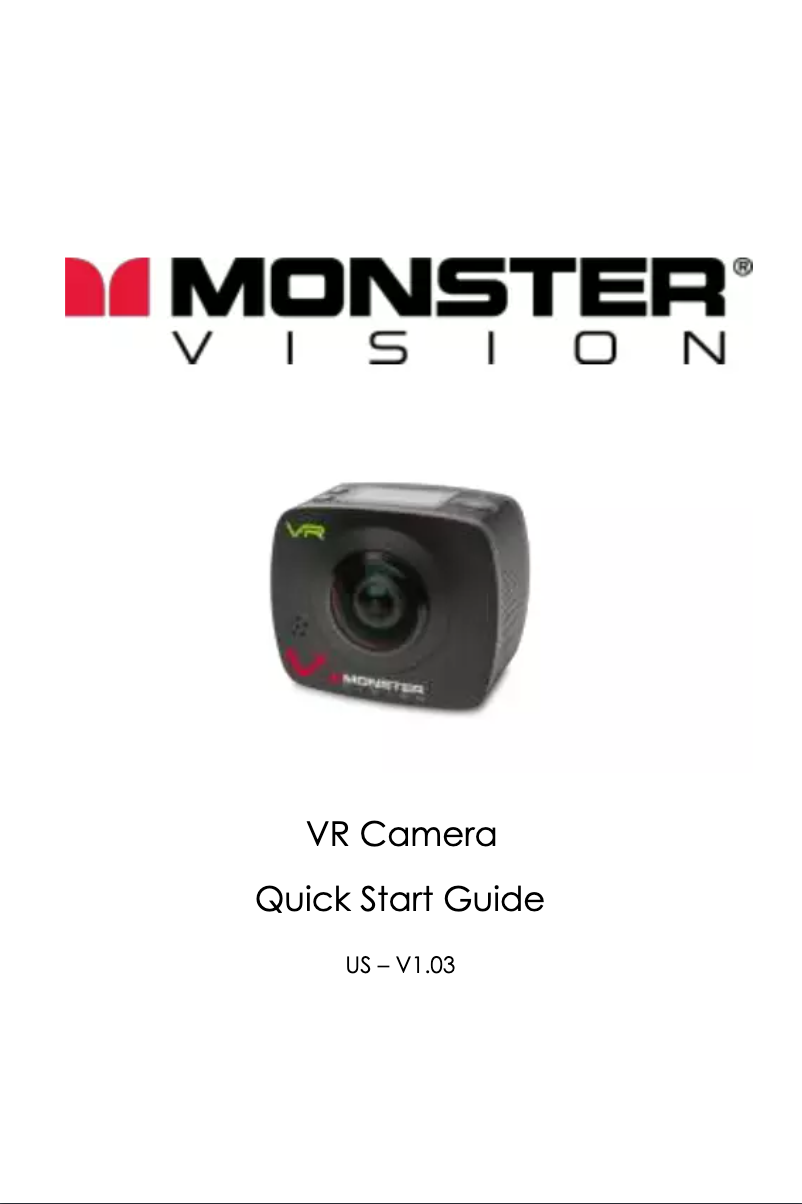 Page n°1 - Manuel utilisateur Monster Digital Vision VR