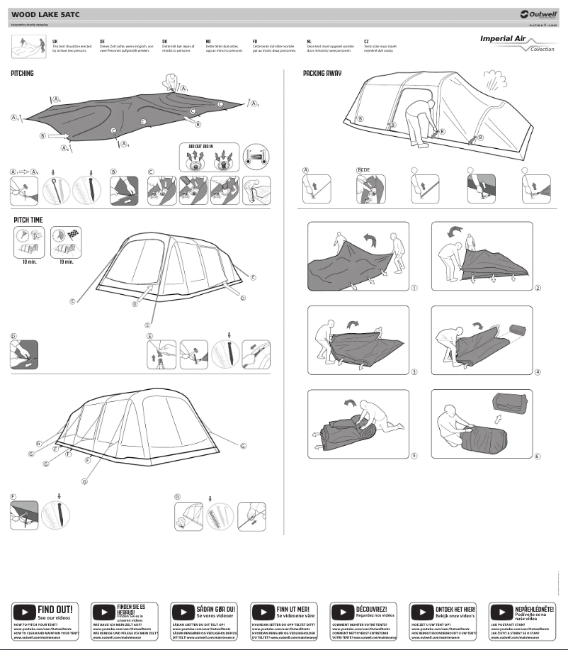 Image de la première page du manuel de l'appareil Wood Lake 5ATC