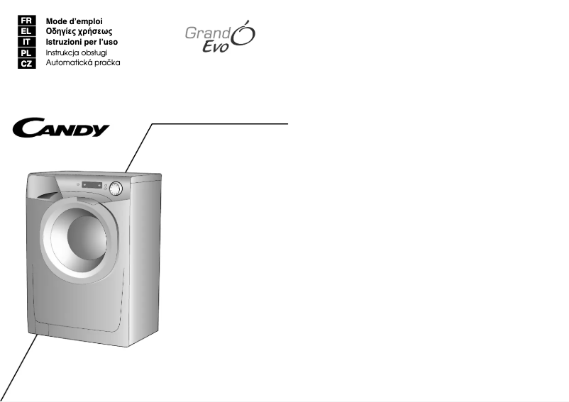 Page 1 de la notice Manuel utilisateur Candy EVO 1082D-S