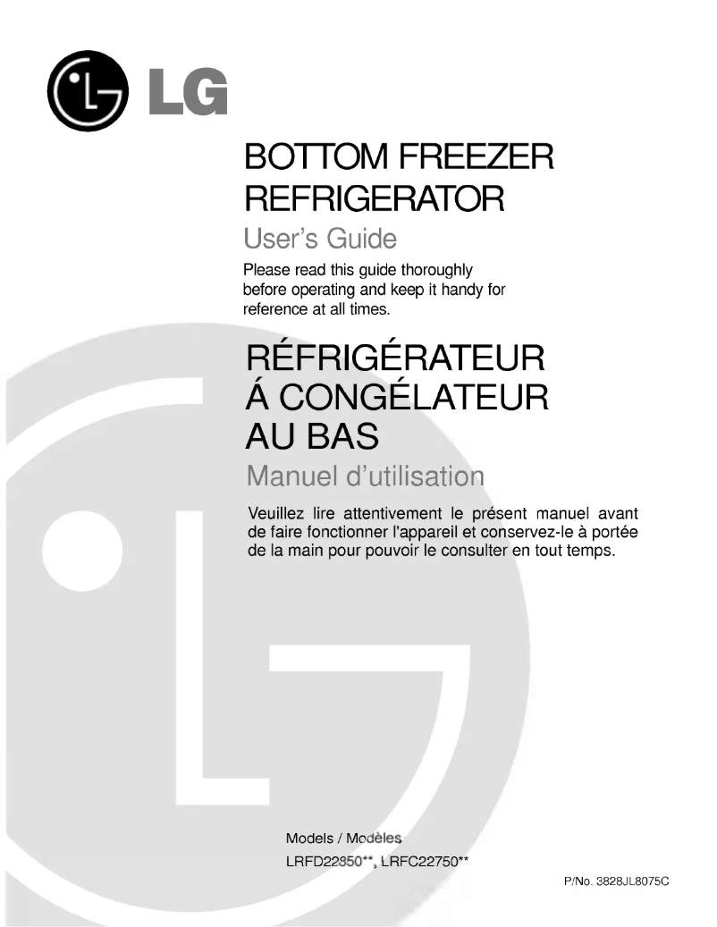 Page n°1 - Manuel utilisateur LG GM-B228JVAA