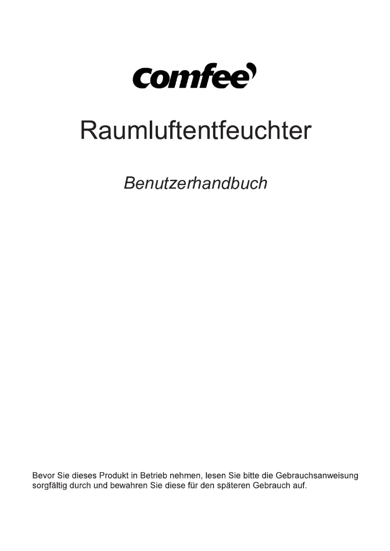 Page n°1 - Manuel utilisateur Comfee DG-30DEN7