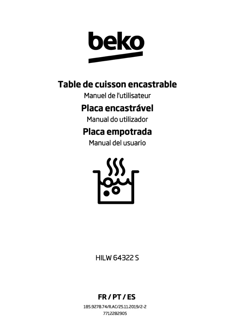 Page n°1 - Manuel utilisateur Beko HILW64322S