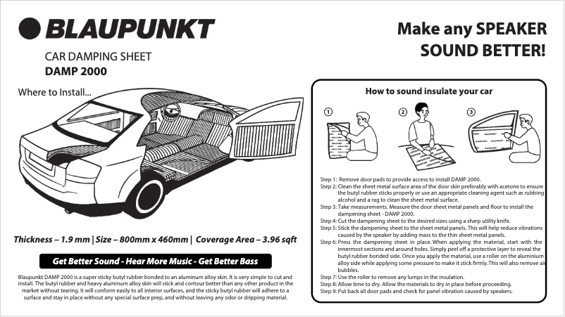 Image de la première page du manuel de l'appareil DAMP 2000
