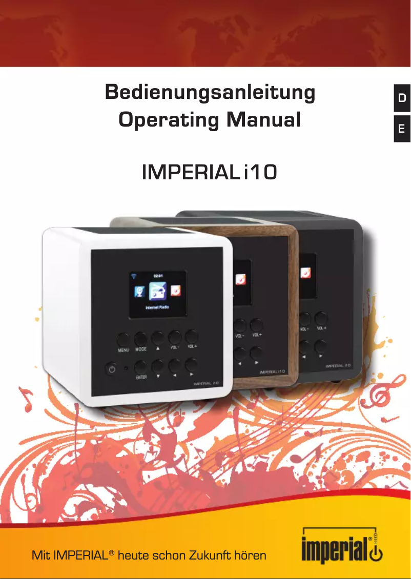 Página 1 del manual Manual de usuario Imperial I10