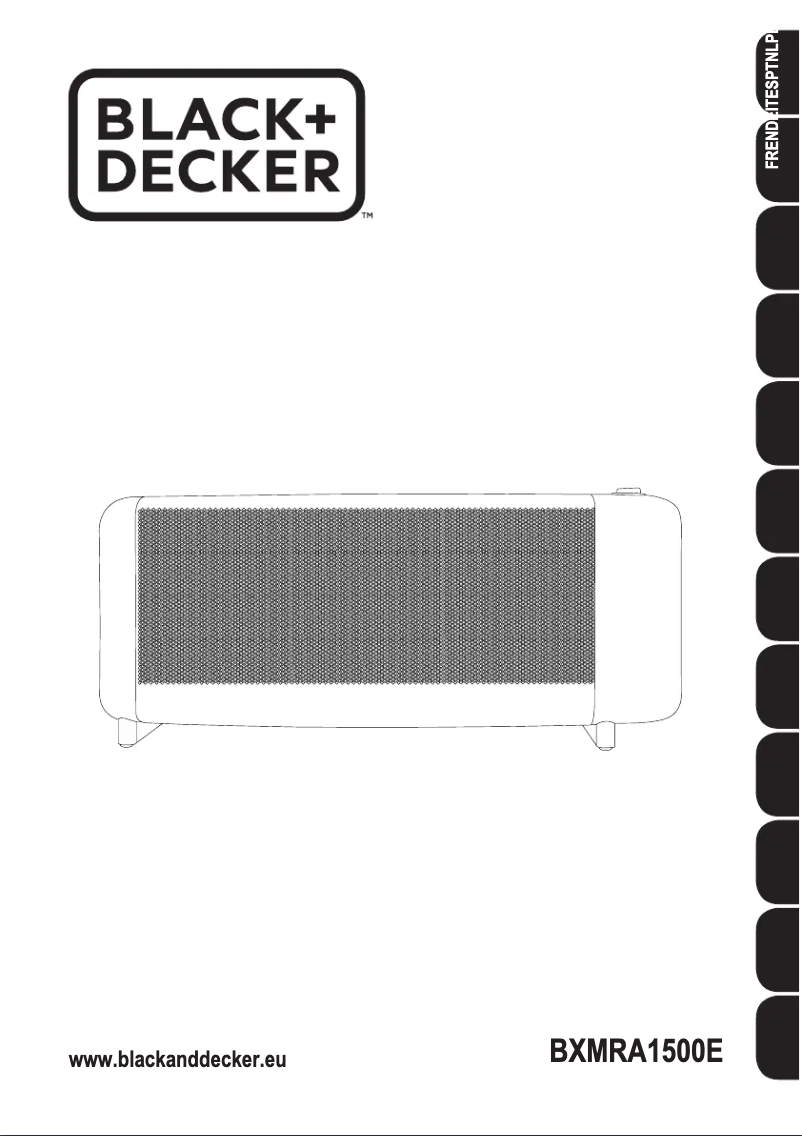 Page 1 de la notice Manuel utilisateur Black & Decker BXMRA1500E