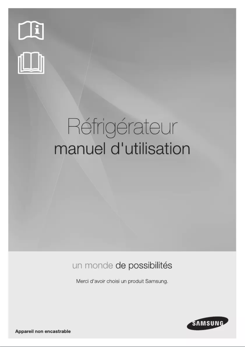 Page n°1 - Manuel utilisateur Samsung RT53H6305SL