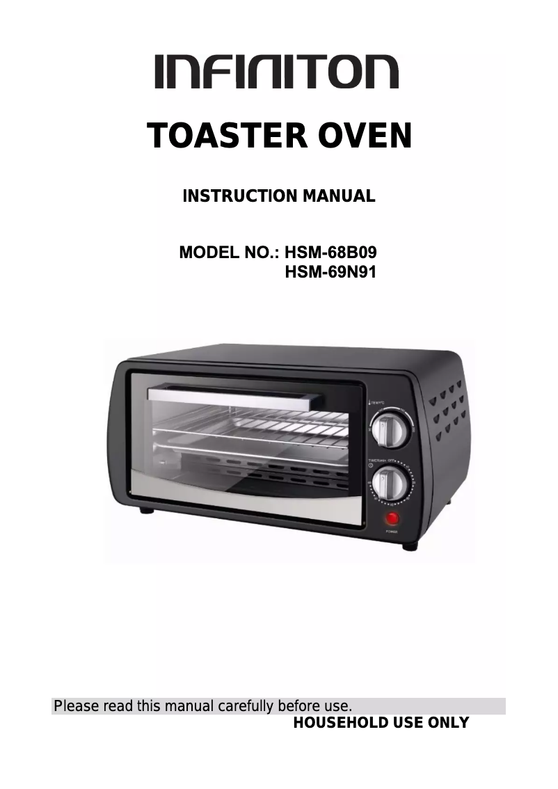 Page 1 de la notice Manuel utilisateur Infiniton HSM-69N91