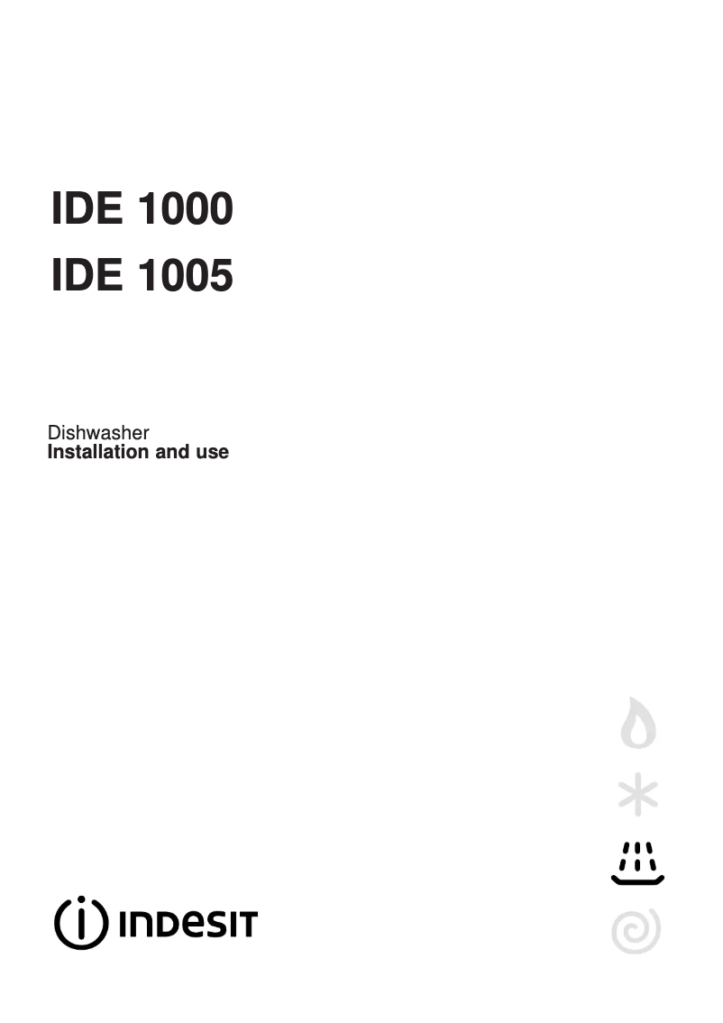 Image de la première page du manuel de l'appareil IDE 1005